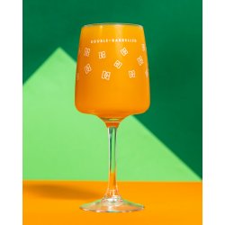 Double-Barrelled  DB Logo Stem Glass - Double-Barrelled Brewery