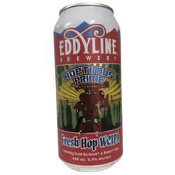 Eddyline Hoptimus Prime Fresh Hop 2024 West Coast IPA 440ml - The Beer Cellar