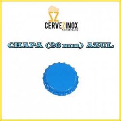 Chapa (26 mm) Azul - Cervezinox