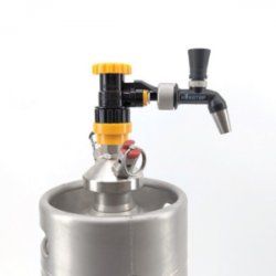 NukaTap Mini Beer Faucet Kit  Flow Control Ball Lock Quick Disconnect (QD) - Cerveza Casera