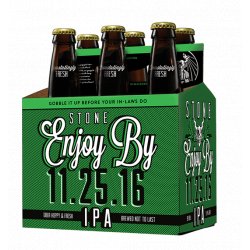 Stone Brewing Stone Enjoy By 11.25.16 IPA