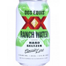 Heineken Beer Dos Equis Ranch Water Classic Lime - Half Time