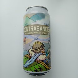 Contrabande Blueberry Vanilla Stout - 440ml - 9,0% - Brouwerij Smokkelaar, Overdinkel - GUN Speciaalbieren