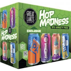 Great Lakes Hop Madness IPA Variety 12 pack12 oz cans - Beverages2u