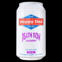 Happy Dad Grape Hard Seltzer Death Row Records 24 pack12 oz cans - Beverages2u