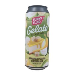Funky Fluid Gelato: Banana & Guava Cheesecake