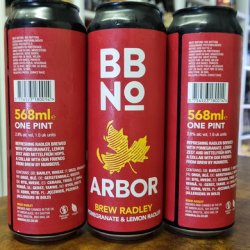 Arbor x Brew By Numbers Brew Radley 2.8% Pomegranate & Lemon Radler - Bottles and Books