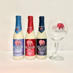 Pack Regalo 3 Cervezas Delirium + Copa Delirium Tremens - Cervezas San Galo