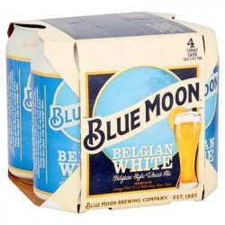 Blue Moon Belgian White (4 x 330ml Can) - Castle Off Licence - Nutsaboutwine