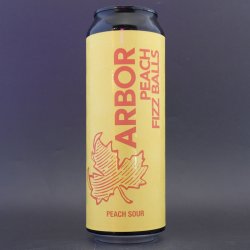 Arbor - Peach Fizz Balls - 6% (568ml) - Ghost Whale