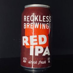 Reckless Brewing Co., Red IPA, 375ml - My Beer Dealer