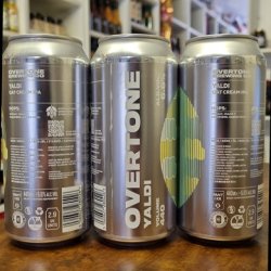 Overtone - Yaldi 6.6% Oat Cream IPA - Bottles and Books