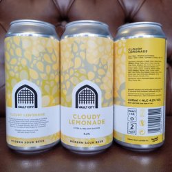 Vault City - Cloudy Lemonade 4.2% Citra & Nelson Sauvin Modern Sour Beer - Bottles and Books