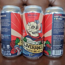 Abbeydale - Deliverance 7.0% Sabro, Talus & HBC 472 IPA (BBD:03.07.23) - Bottles and Books