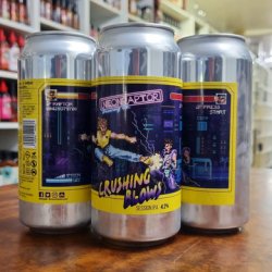 Neon Raptor - Crushing Blows 4.2% Session IPA - Bottles and Books