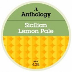 Anthology Brewing Company Sicilian Lemon Pale (Keg) - Pivovar