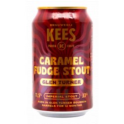 Brouwerij Kees Caramel Fudge Stout Glenn Turner Edition