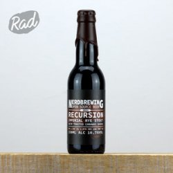 Nerd Recursion Imperial Rye Stout With Toasted Caraway Seeds 2021 - Radbeer