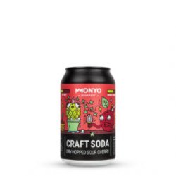 Craft Soda Dry-Hopped Sour Cherry  Monyo (HU)  0% -  0,33L - Onlygoodbeer - Csakajósör