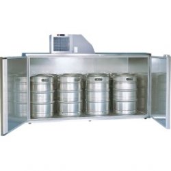 Enfriador de barriles de acero inoxidable - 8 barriles de 50l - Todocerveza