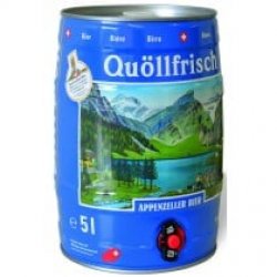 Appenzeller Quöllfrisch hell 5 L Party-Fässli - Pepillo