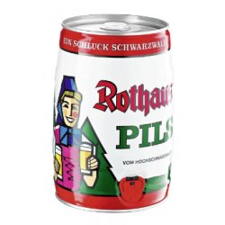 Rothaus Pils 5,1% Vol. 5 L Original Party-Fässli - Pepillo