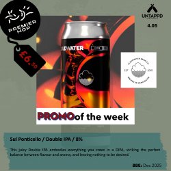 Cloudwater Brew Co Sul Ponticello  DIPA  8% - Premier Hop