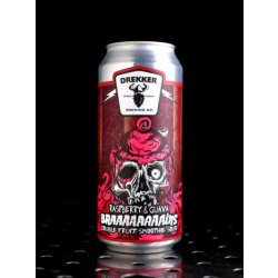 Drekker  Braaaaaaaains  Raspberry & Guava  Smoothie Sour Framboise Goyave Vanille  6,1% - Quaff Webshop