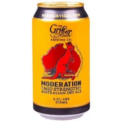 The Grifter Brewing Co Moderation Mid Strength 375ml - BoozeBud