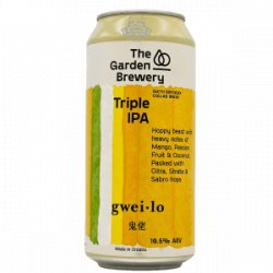 The Garden Brewery X Gweilo Beer – Triple IPA - Rebel Beer Cans