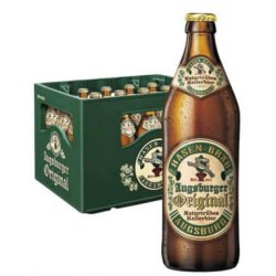 Hasen Bräu Augsburger original 5,4% Vol. 20 x 50cl MW Flasche - Pepillo