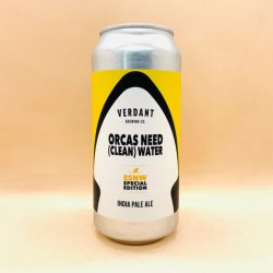 Verdant Brewing Co.. Even Orcas Need (Clean) Water [IPA] - Alpha Bottle Shop & Tap