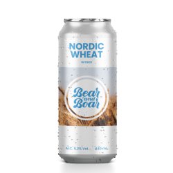 Alus Bear & Boar NORDIC BLANCHE (0,44 l skard.) - Gero Alaus Parduotuvė