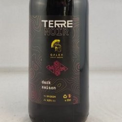 Saison Farmhouse Ale Terre Noir    THTBBE 0124 - Gedeelde Vreugde