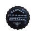 Tapas corona “cerveza artesanal” color negra 26 mm. X 100 unidades 