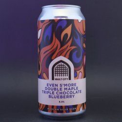 Vault City - Even SMore Double Maple Chocolate Blueberry - 8.4% (440ml) - Ghost Whale