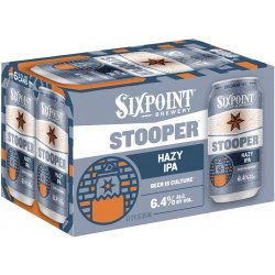 Sixpoint Stooper Hazy IPA 6 pack 12 oz. Can - Kelly’s Liquor