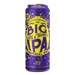 Sierra Nevada Big Little Thing IPA 4 pack 19.1 oz. Can - Petite Cellars