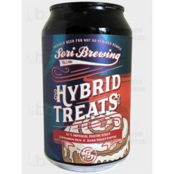 Sori Brewing Hybrid Treats - Imperial Pastry Stout - Cinnanon Bun & Dark Roast Coffee 33 cl - Cervezas Diferentes