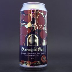 Vault City - Overnight Oats: Banana, Blackberry, Goji Berry, Maple, Coffee - 8.4% (440ml) - Ghost Whale