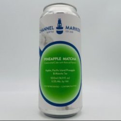 Channel Marker Pineapple Matcha Cider Can - Bottleworks