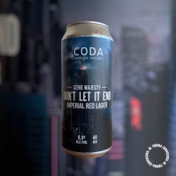 CODA. DON’T LET IT END (Imperial Red Lager) - Tierra Cervecera