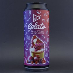 Funky Fluid - Gelato: Berries & Cream - 5.5% (500ml) - Ghost Whale