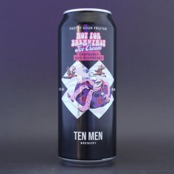 Ten Men Brewing - Not For Breakfast: Ice Cream Raspberry & Blueberry - 5.1% (500ml) - Ghost Whale