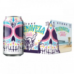 Stone Buenaveza Salt & Lime Lager 12oz 6pk Cans - Stone Brewing