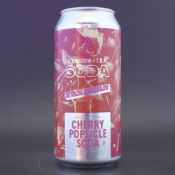 Cloudwater - Cherry Popsicle Soda - 0% (440ml) - Ghost Whale