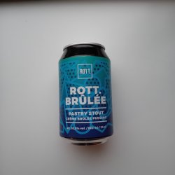 Rott. Brulee Pastry Stout - 330ml - 10,5% - GUN Speciaalbieren