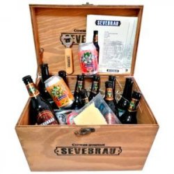 Sevebrau Detalles con Cerveza  Pack Baúl + 12 cervezas artesanas (Incluye Regalos) - Sevebrau