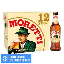 Birra Moretti Lager 12 x 330ml Bottles - Carry Out Off Licence
