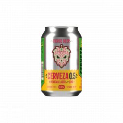 Fierce Cerveza Alcohol Free Mexican Lager 0.5% 330ml Can - Fountainhall Wines